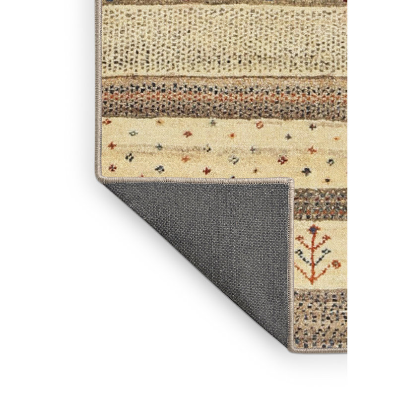 Tapis beige / gris, Rectangle 8 pi x 10 pi