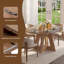 Table de salle à manger extensible ronde ovale pour 4-6 personnes avec tablette de rangement-1210014697