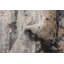 Tapis gris foncé 5 pi x 7 pi 7 po main one-of-kind-noué la 2010 Suazo