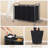 4-Section Laundry Sorter with Wheels, Removable Bags-2057691751