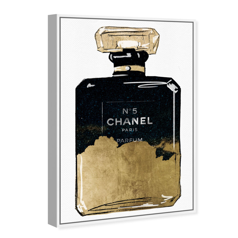 «Moonshine Perfume», impression sur toile, Cadre blanc, H 24 po x l 16 po