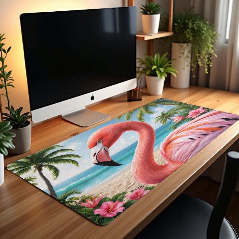 Polyester Desk Pad, 31.5x15.5