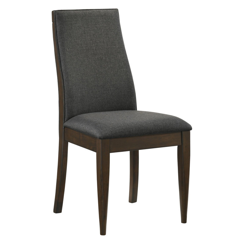 Chaise d'appoint en tissu gris