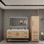 Victoria 60'' Wall-Mounted Vanity with Single Reinforced Acrylic Sink & Rack-98932728