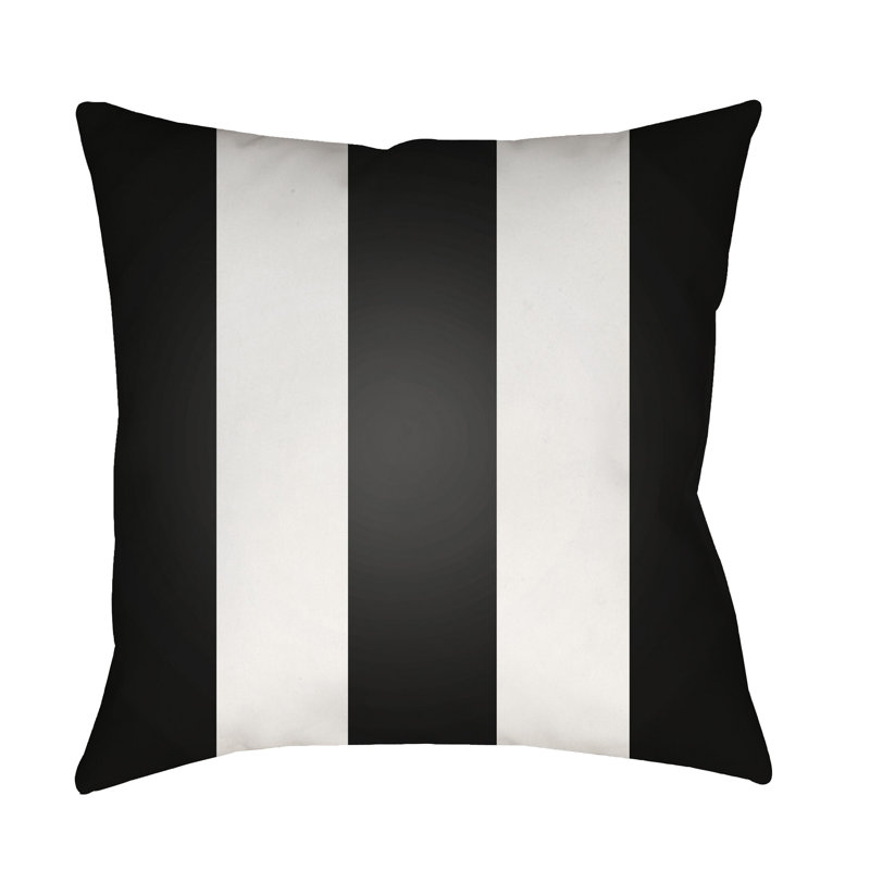 Coussin intérieur / extérieur Athena, H 18 po x l 18 po, Bleu / blanc