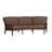 Andover 106'' Wide Aluminum Patio Sofa with Cushions-86668235-86609946