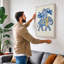 Elephant With Palms Boho - Print-136793296-136793297