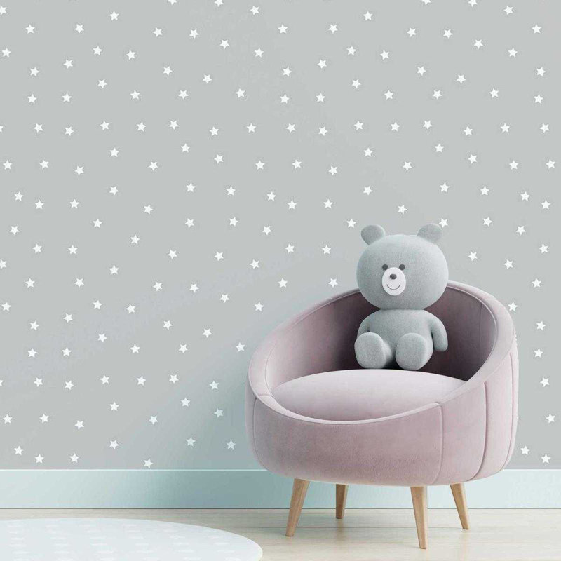 Rouleau de papier peint adhésif Martelle, gris, L 10,5 po x l 24 po