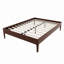 Base de lit plateforme en bois de bambou sec de 15 po de hauteur, avec support en métal à lattes de bois, aucun sommier requis, assemblage facile-1295285371-1295285370