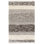 Catalina Cream Gray Flatweave Striped Wool Rug