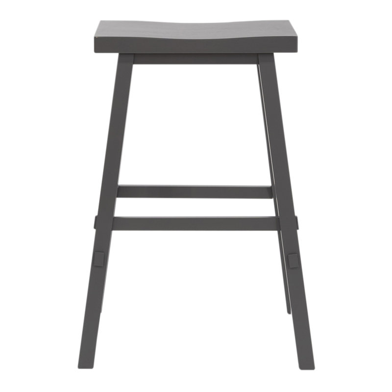 Knaack Barstool w/ Chair Glides, Gray, Bar Stool (30" Seat Height)