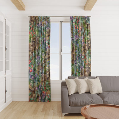 Semi Sheer Curtain Pair
