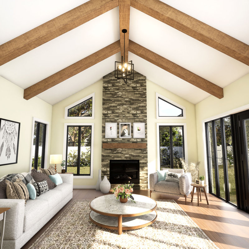 Poutre à 3 côtés Heritage Timber, H 5,5 po x l 5,5 po x P 192 po, Caramel chaud