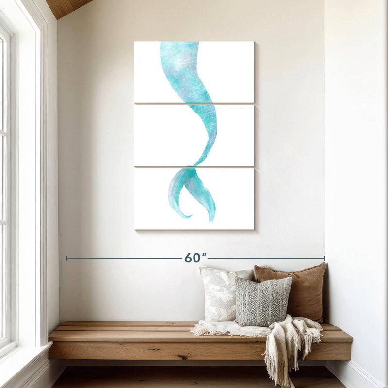 Kelan Mermaid Tail, 45" H x 28" W