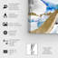 Abstrait abstrait qui coule - Reproduction d'art sur toile-51279386-51279388