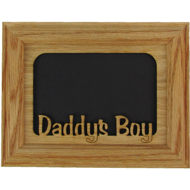 Cadre photo Daddy's Boy, Chêne, Horizontal