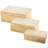 Chrysoula Mango Wood Handmade Whitewashed Storage Scroll Decorative Brown Box with Gold Accents Set