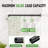 Black L-Shaped Shower Curtain Rod, 23–53", 12 Hooks