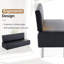 Banc de siège de salle d'attente 58,6 po Argyle-1650085946