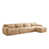 Beige / tissu brun clair / nounours