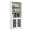 Bibliothèque avec portes