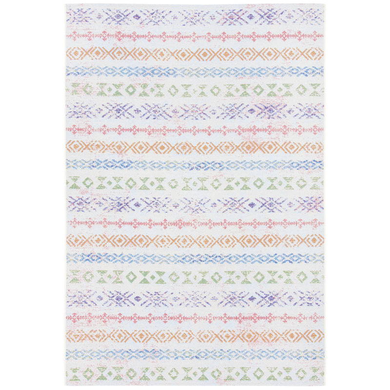 Odysseus Performance Southwestern Indoor/Outdoor Area Rug, Rectangle 6'6" x 9'4"