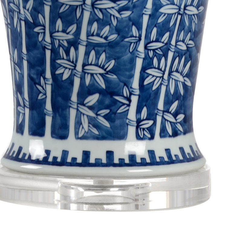Lampe de table 33,3 "bleue / blanche