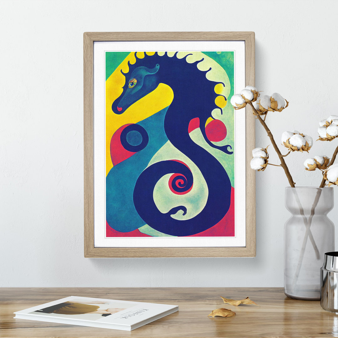 Artful Seahorse - Wall Art