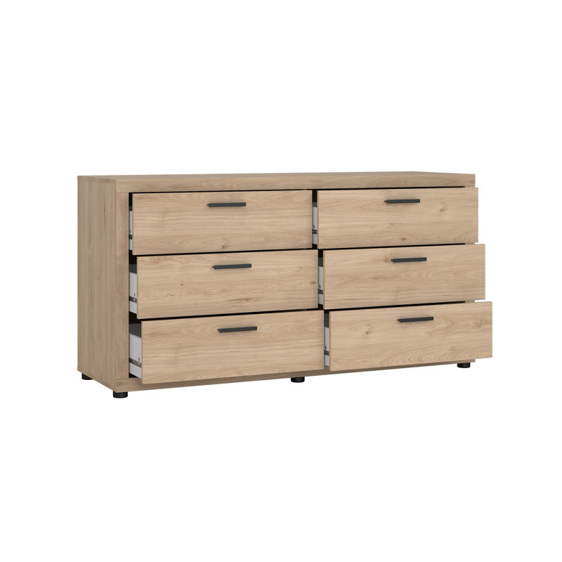 Rorry 60.47"W 6-Drawer Double Dresser