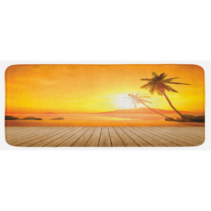 Tapis de cuisine ocean