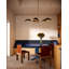 Luminaire suspendu unique en forme de larme à 5 lumières Raelle-66310936