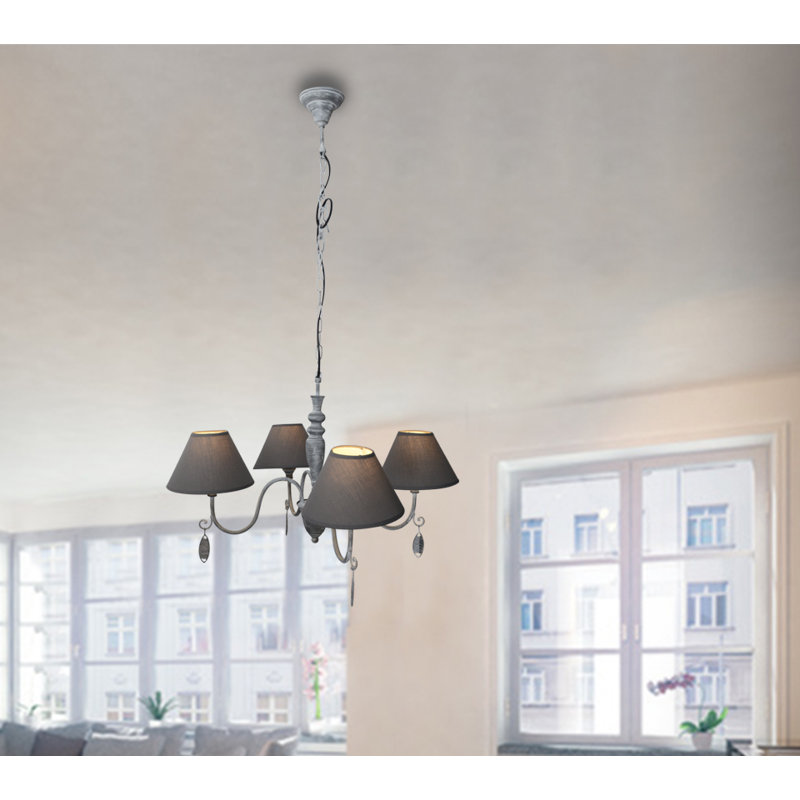 Castle 4 - Light Sputnik Chandelier Chandelier, Grey