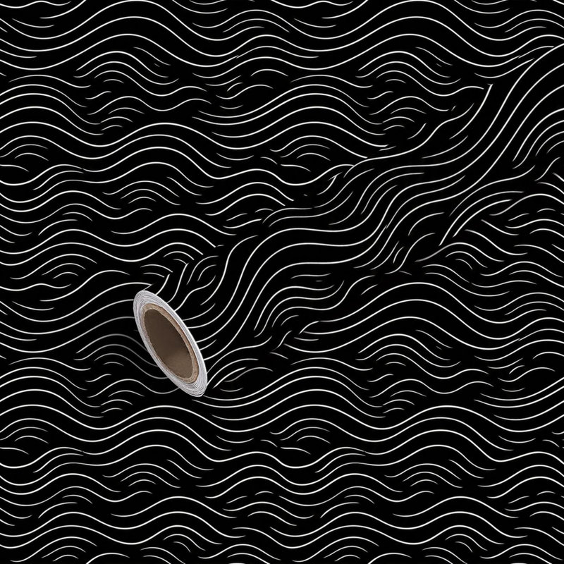 Papier peint auto-adhésif noir et blanc