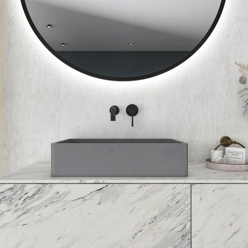Vessel Rectangular Modern Bathroom Sink