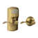 Accent Keypad Lever with Camelot Trim