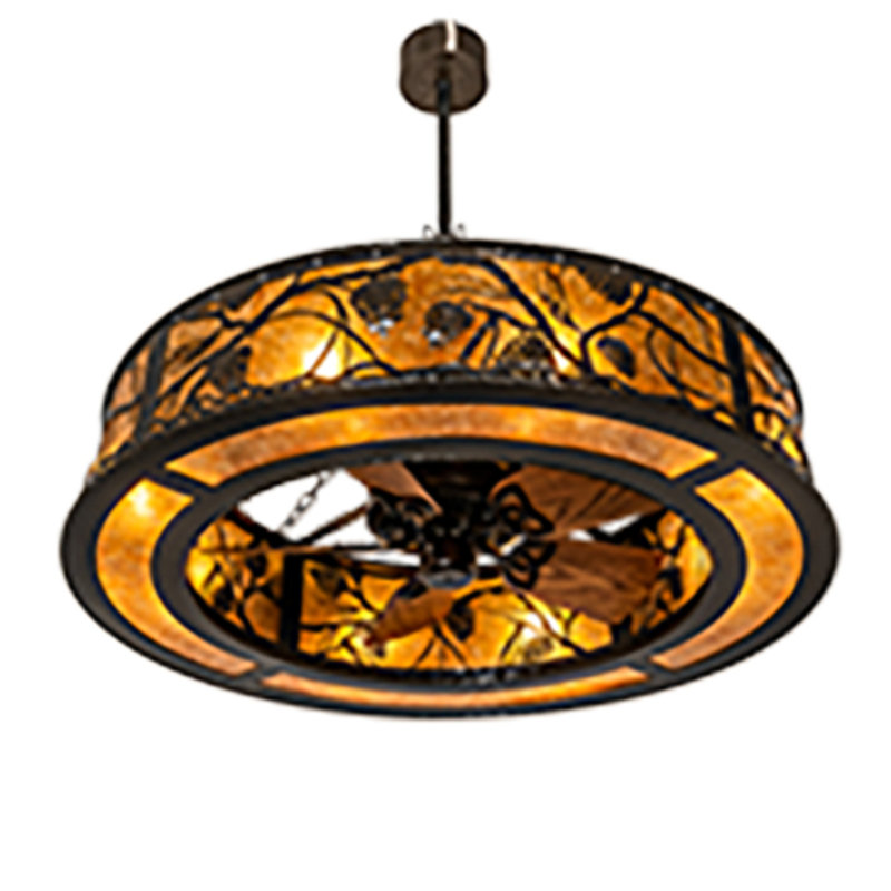 Whispering Pines Downrod Ceiling Fan