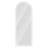 Arched LED Full-Length Vanity Mirror with Front Lighting, 3-Color Dimming and Touch Control