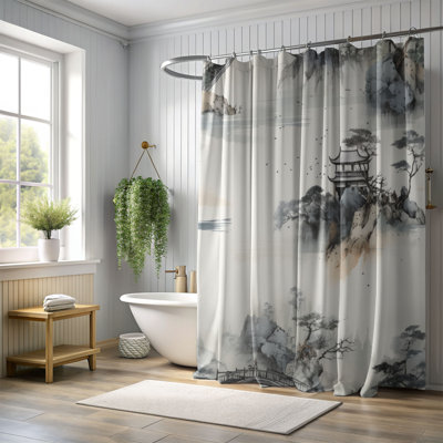 Asian Fauna - Rideau de douche Premium