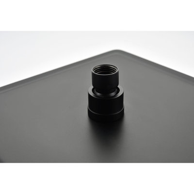 Shower In Matte Black With Rain Head And Hand Innovative