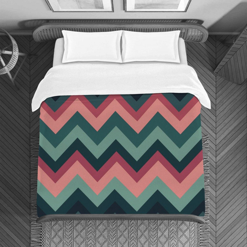 Housse de couette Jadelin, Housse de couette pour lit simple