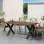 30 po H 70 po W 40 000 BTU Foyer de table d'extérieur au gaz propane à motif de béton en bois brun
