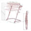 Table-plateau pliable ajustable avec porte-gobelet, 4 hauteurs et 3 angles Ebern Designs-359109007