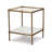 Broadhurst Glass Top End Table