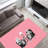 Floral Pattern Non Woven Soft Printed Rug with Intricate Multi Colored Design for Indoor Use in Living Room Bedroom and Office Spaces-114320741