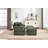Upholstered Convertible Sectional Sofa Bed with Armrest Storage and USB