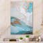 Luxe or turquoise marbré débit II - peinture-449157128-449157139