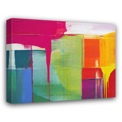 «Candy Glacier» par Stephen Chambers, reproduction sur toile tendue