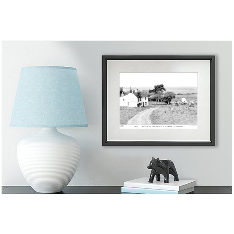Poole, The Path To The Orchard, Rockley Sands C1960 by Francis Frith - Single Picture Frame Print, 60cm H x 80cm W x 2.3cm D
