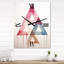 Horloge murale abstraite géométrique-99633437