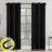 Sun Zero Isidora Velvet Magnetic Closure 100% Blackout Grommet Curtain Panel-110987429-110987428